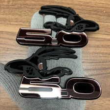 Coyote  Badges Emblem ROSE GOLD EYE EDITION for 5.0 Fender  Angry Agressive