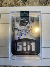2021 topps luminaries Alex Rodriguez jersey/auto 08/15
