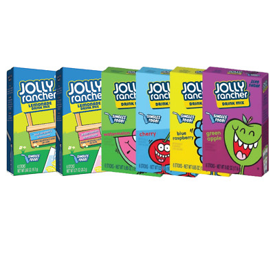Jolly Rancher Singles To Go Variety Drink Mix | 6 Packets Each | Mix & Match