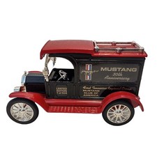 ERTL 1913 Ford Model T Van - Mustang 30th Anniv. - Diecast Bank w/Key 0704 Vtg