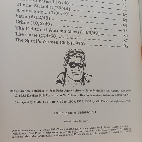 Spirit Color Album Vol 1-3 + Color Treasury Set by Will Eisner. Hardcover HC - Picture 17 of 21