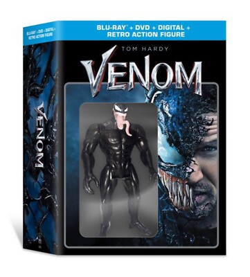 Venom Blu-ray + DVD Combo with Retro Action Figure Walmart