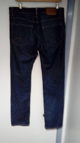 Mens DKNY jeans 32 waist leg 32 blue Excellent cond zip RN120582 - Picture 5 of 5