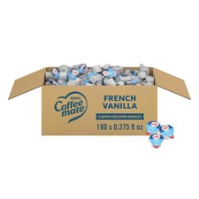 Nestle Coffee mate Creamer, 0.38 Fl Oz (Pack of 180), French Vanilla