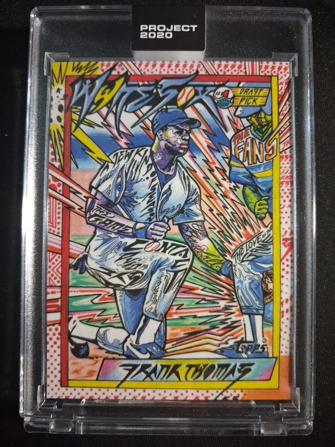 Frank Thomas by JK5 #193 Topps Project 2020 - 1990 Topps Rookie Art