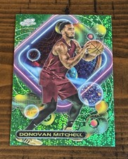 DONOVAN MITCHELL /75 - 2023-24 Topps Cosmic Chrome - Green Space Dust Refractor