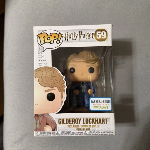Funko Pop! Harry Potter Gilderoy Lockhart #59 Barnes & Noble Vinyl Figure -CN F2