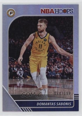 2019-20 Panini NBA Hoops Silver 64/199 Domantas Sabonis #76 0q3