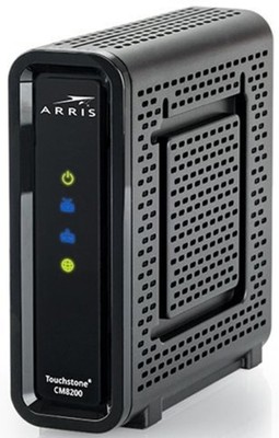 Arris Touchstone CM8200A DOCSIS 3.1 Ultra Fast Cable Modem 32X8 Gigabit Black