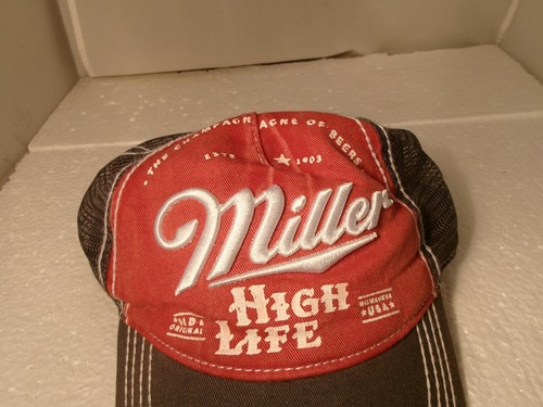 Miller High Life The Champagne of Beers Adjustable Snapback Hat - Picture 3 of 8