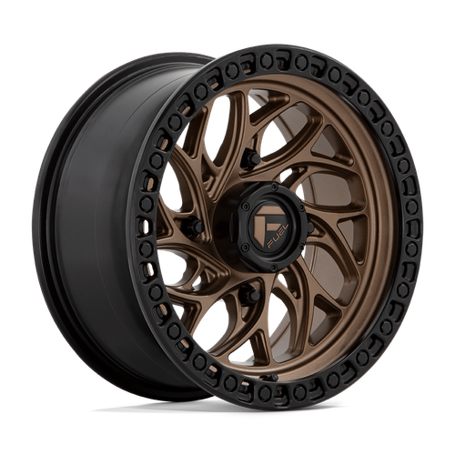 (1PC) Fuel D777 Runner Utv 15X7 4X156 Bronze Black 10mm Wheel Rim 15 Inch - Picture 2 of 9