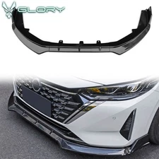 For 24-25 Nissan Sentra IKON Front Bumper Lip Spoiler Carbon Fiber Print PP 3PCS