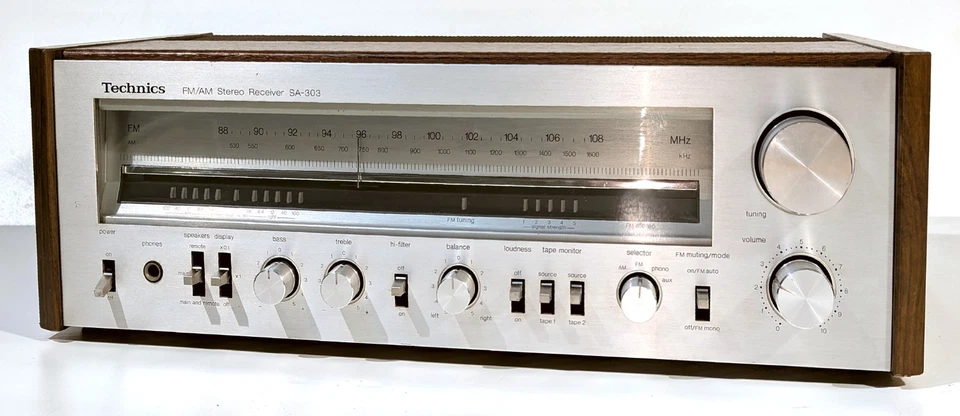 🔥【PRO SERVICED】Technics SA-303 Stereo 80W Receiver! Phono~LED UPGRADE💥GUARANTY - Image 4 of 4