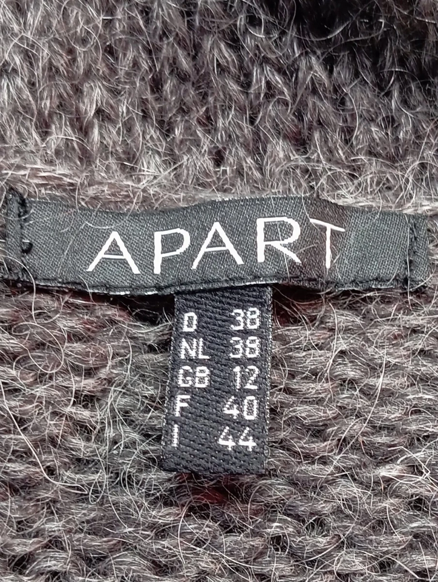 APART Cardigan Damen Jacke Gr. DE 38 hellgrau Casual-Look