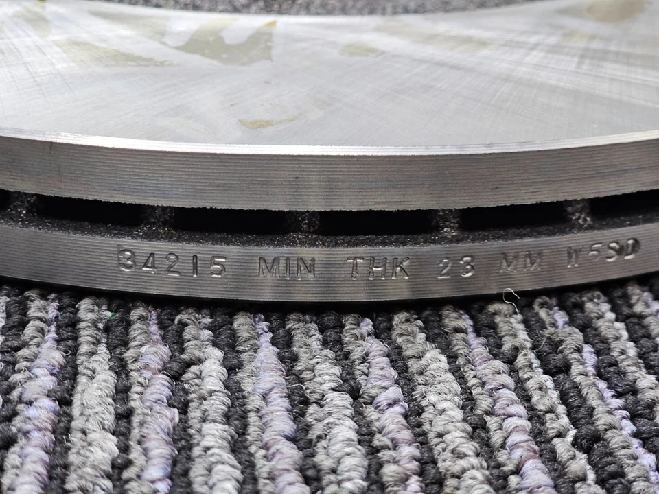 (QTY 2) For Audi A8 Quattro 97-00 A6 Quattro 98-04 Brake Disc Rotor YH200911 - Image 3 of 4