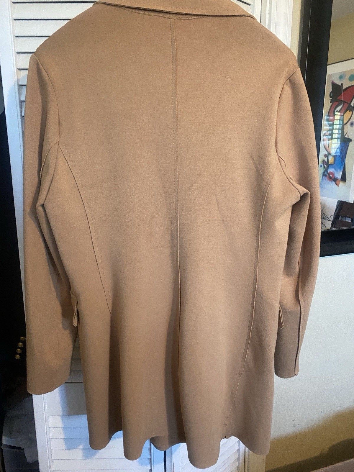 Solitaire Camel Double Breasted Jacket Blazer Coa… - image 5