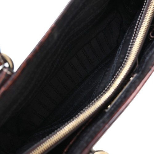 CELINE Boogie Macadam Charm Hand Tote Bag Canvas Embossing Leather Brown 69KA854 - Picture 13 of 20