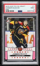 2014-15 Leaf ITG CHL Top Prospects Canada's Best Pink Connor McDavid PSA 9 0e15