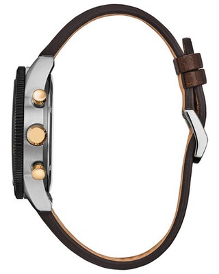 Citizen Eco Drive Terra Force Brown Dial Leather Strap CA4746-08X