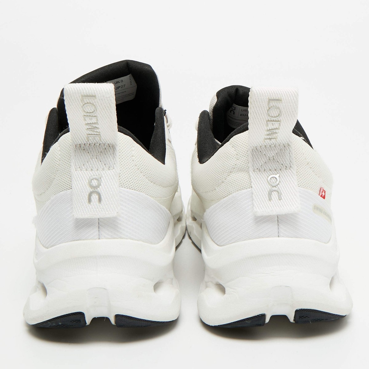 Loewe on Cloudtilt 2.0 Size 42 CreamWhite Fabric Lace Up Sneakers