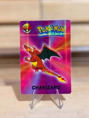 Classic 1999 Pokemon Vending Prism Sticker - Charizard Solo Gallery #1357