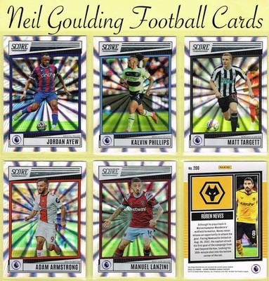 Panini Score Soccer   PREMIER LEAGUE 2022-23 - SILVER LASER   Fußballkarten