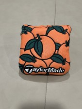 TaylorMade Vault Freshly Squeezed Orange Spider Mallet Putter Headcover RARE