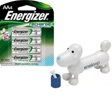Energizer Rechargeable AA Power Plus 2300mAh Battery 4 Pack + FREE TESTER
