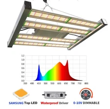 640W Dimmable LED 8Bar Grow Light Commercial Full Spectrum for Indoor Grow Plant