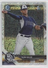 2018 Bowman Draft Chrome Sparkles Refractor Sean Guilbe #BDC-144 fm0