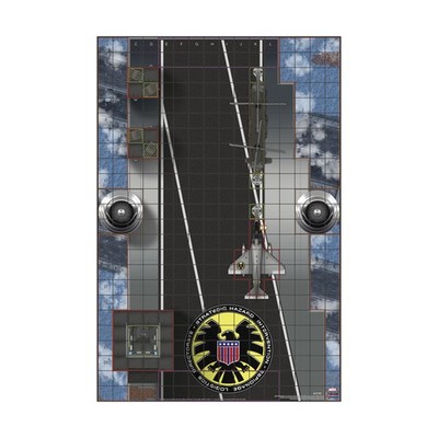 WizKids HeroClix Map  S.H.I.E.L.D. Helicarrier Stern/Below Deck Double-S Bag EX