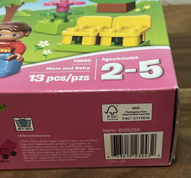 Brand New Sealed 10585 Duplo Lego Mom And Baby With Stroller Set Retired 2015