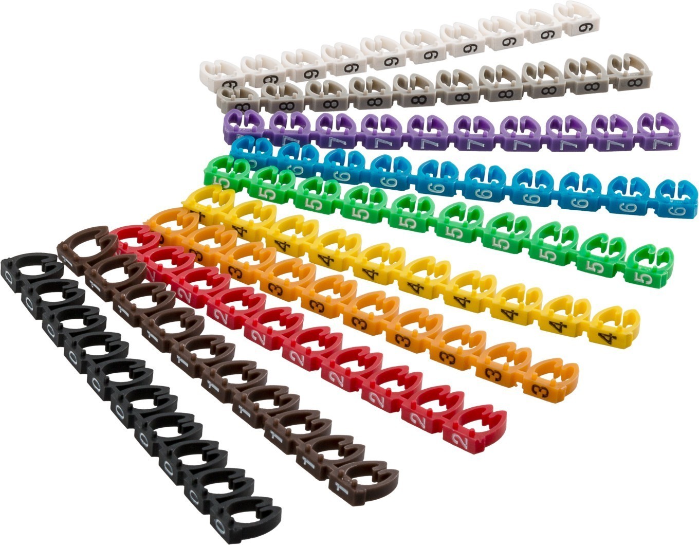 Non Communiqué Clips Pour Câble 6 Mm (0-9) - Image 2