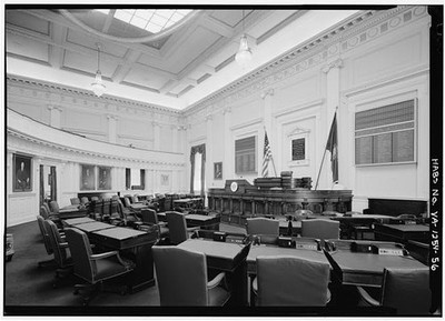 Richmond Virginia State Capitol Senate Chamber 1900s Legislative Hall