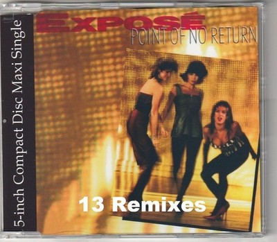 EXPOSE - Point Of No Return (13 REMIXES) : limited edition CD : very rare