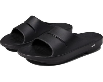 Oofos Unisex OOahh Slide Sandal 1100 Black 100% Authentic Brand New