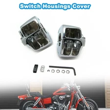 Switch Housings Cover Handle Bar Housing Fits For ​Harley Touring 1996-2006