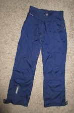 SPYDER SNOW BOARD SKI PANTS WOMEN SZ 6 NAVY BLUE XT 5000mm THINSULATE INSULATION