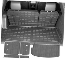 Cargo Mat Trunk Mat Backrest Mat Compatible with 2018-2024 Chevy Traverse