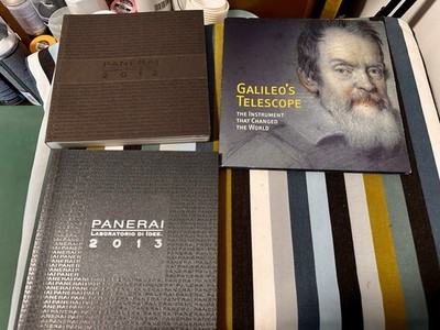 Panerai Katalog 2012, 2013 + Broschüre, Galileo Teleskop von Officine Panerai