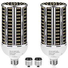 120W 2 pack LED Corn Light Bulb(1200W Equivalent ) ,Commercial Grade DayLight...