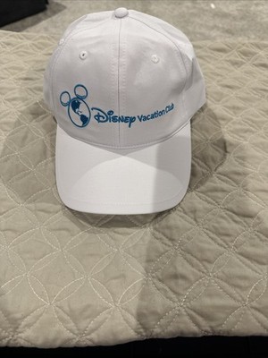Disney Vacation Club DVC Member White/Blue Adjustable Baseball Cap Hat NEW