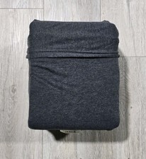 Queen Cotton Jersey Sheet Set Heather Charcoal - Threshold