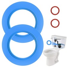 Flush Valve Seal for American Standard  Eljer Toilets, 2 4 1/4 inches, Blue