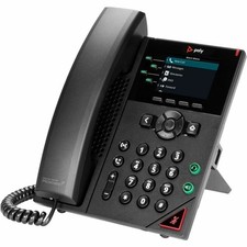 Poly VVX 250 IP Phone Corded Corded Desktop Wall Mountable Black 89B66AAABA