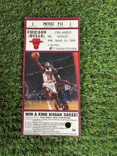 Chicago Bulls Ticket Stub vs Magic 03/24/95 Michael Jordan He's Back - Return