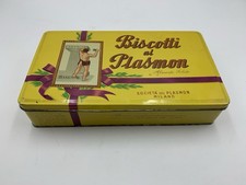 Scatola In Latta Biscotti Al Plasmon Alimento  Vintage Società Plasmon 1000g