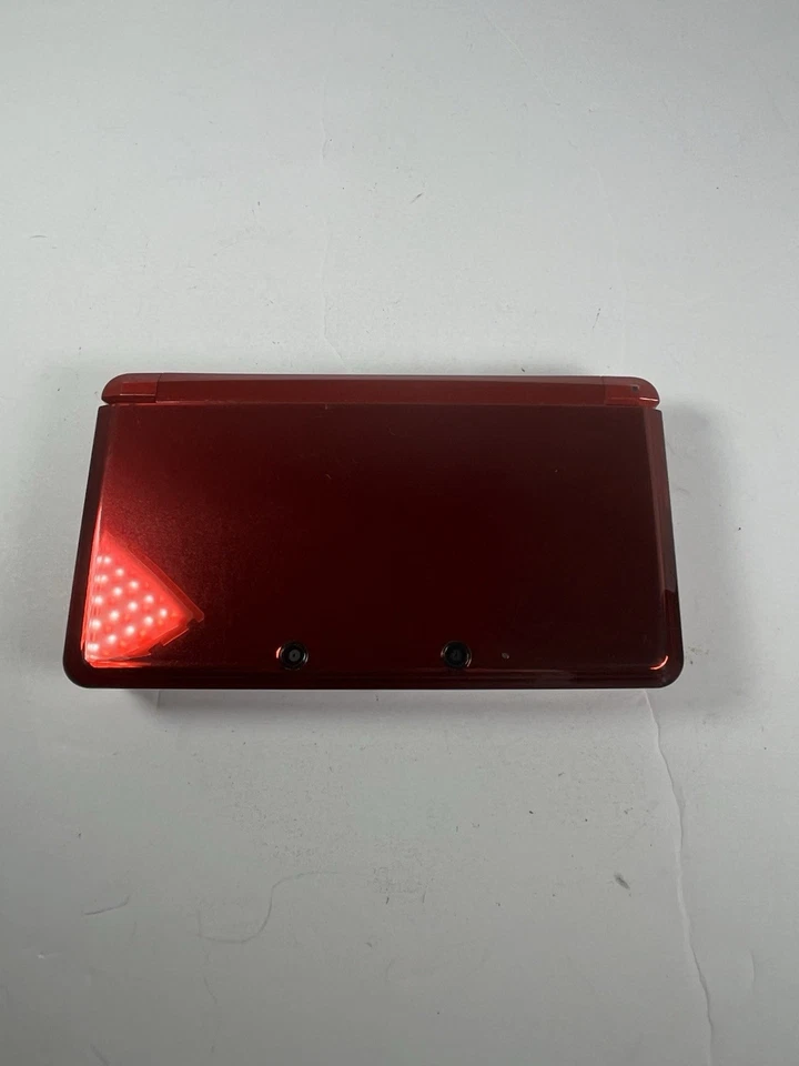 Nintendo 3DS Console Flame Red Console System - Complete in box CIB - NICE! - Image 4 of 4