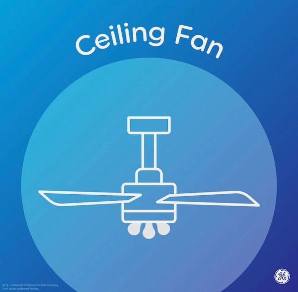 Ge Lighting 40w, 280 Lumen, Faceted Ceiling fan 4 bulbs of Candelabra base BC - Image 3 of 4