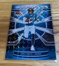Travis Hunter 2025 Mosaic Center Stage White Prizm SP Rc Rookie /25 Jaguars